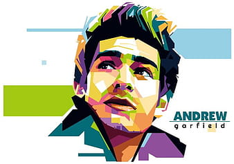 Andrew Garfield - Hollywood Life - WPAP svg eps vector