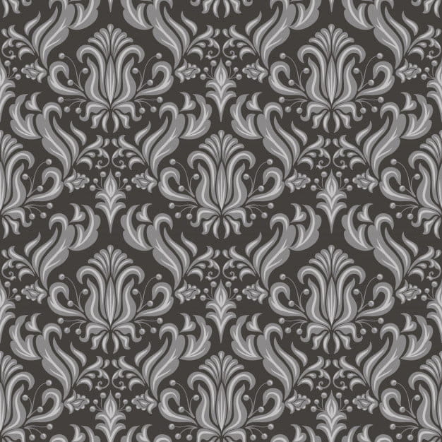 Damask seamless pattern background eps vector | UIDownload