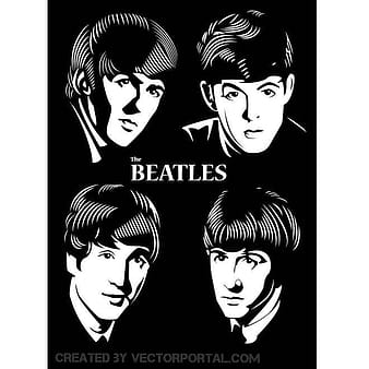BEATLES VECTOR PORTRAIT.eps eps ai