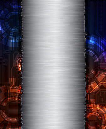 Metal banner vector ai eps