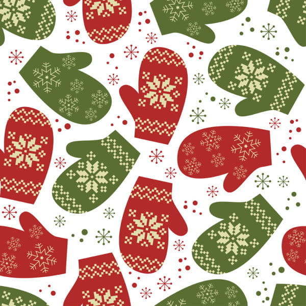 Different christmas elements pattern vector eps