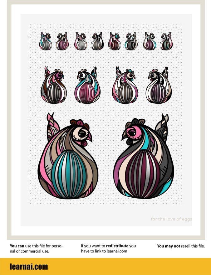 Easter Vector Postcard eps