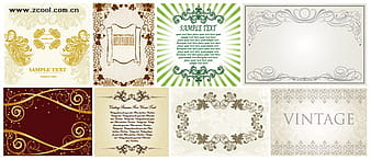 practical lace pattern vector material eps