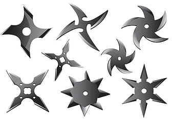 Ninja Throwing Star Vectors eps