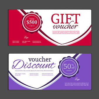 Modern gift voucher template vectors  eps