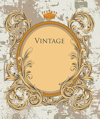 Vintage floral frame vector eps ai