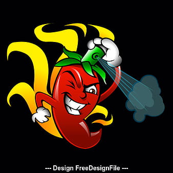 Vector logo de pimienta eps