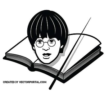 harry potter book eps ai vector