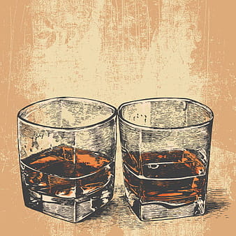 Hand drawn glass cup sketch vector  eps