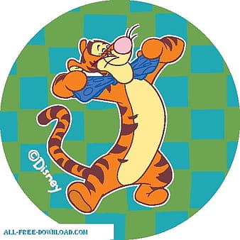 Winnie the Pooh Tigg  eps vector