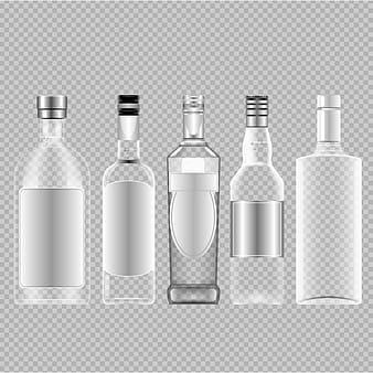 Botol alkohol kosong eps