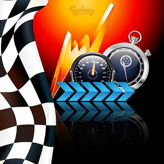 Racing poster ai vector