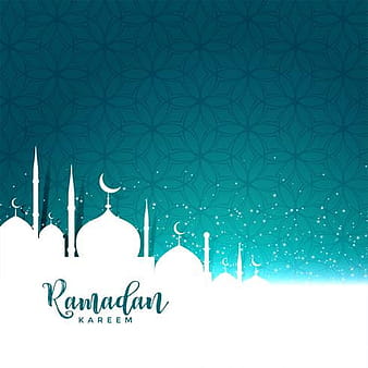 ramadan kareem festival greeting with text space eps vector