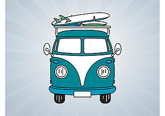 Volkswagen Bus Vector ai
