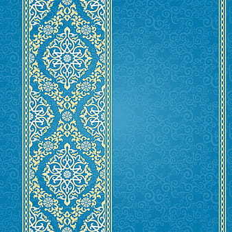 Ornate eastern style floral background vector eps