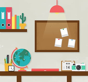 Vector de ilustrador ordenado de escritorio de estudio ai