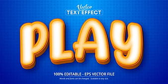 Orange 3d editable text style effect vector eps