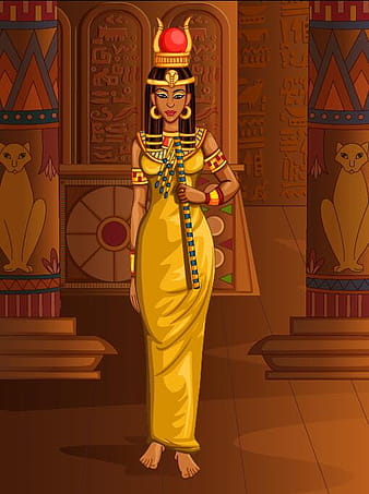 Ancient egyptian styles vector material 11 eps