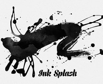 Salpicaduras de tinta dibujadas a mano eps