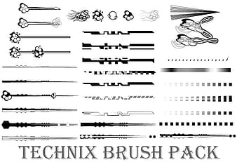 Technix Vector Illustrator Brushes Pack ai