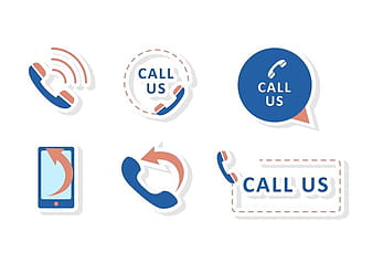 Call Us Icon Vectors svg ai