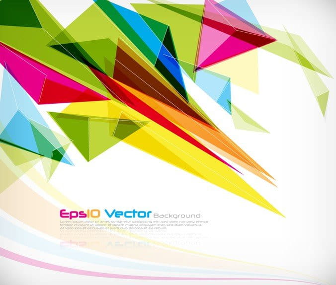 Dynamic Pattern Background eps vector