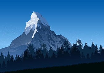 Musim Dingin Di The Matterhorn svg eps
