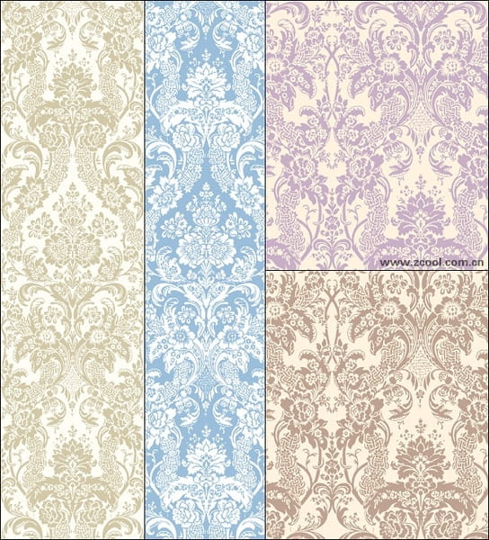 Classical elegant background pattern vector ai
