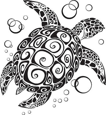Turtle totem vector 2 eps