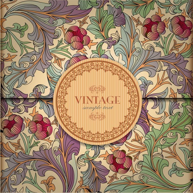 Classic Pattern Background eps vector