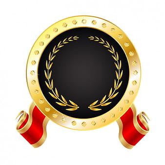 Realistic golden medal eps vector