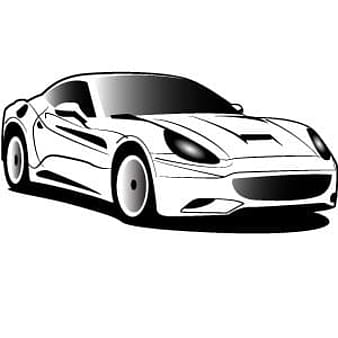 Ferrari Vector Image eps