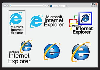 Internet Explorer Browser Icons ai vector
