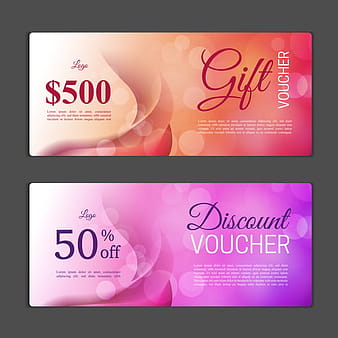 Modern gift voucher template vectors 13 eps