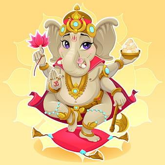 Elephant, meditation eps vector