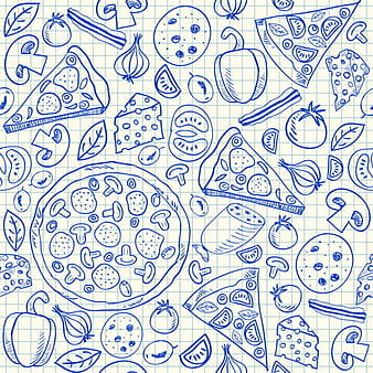 Hand drawn fast food elements eps vector
