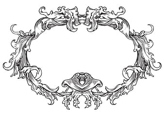 Vintage floral frame vector ai eps