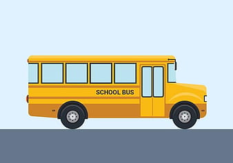 School Bus Vector Illustration svg eps