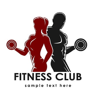 vector logo del club de fitness eps