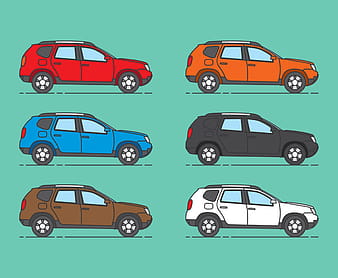 Renault Duster eps svg vector