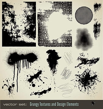 El material de vector de textura de tinta de tinta eps