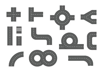 Vecteur de feuille de route eps svg