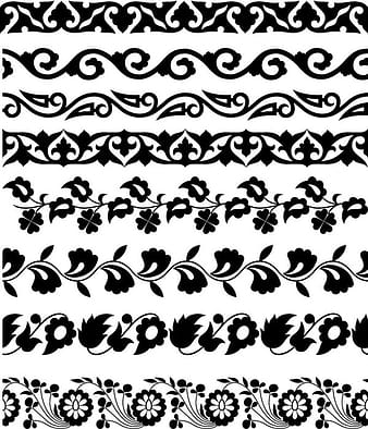 Classic traditional pattern lace  vector eps