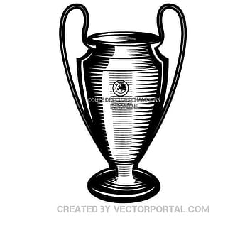 CHAMPIONS LEAGUE TROPHY VECTOR GRAPHICS.eps ai eps