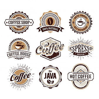 Coffee logo collection eps vector