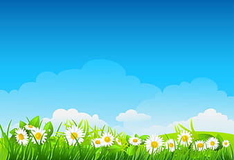 السماء الزرقاء مع ناقلات خلفية الطبيعة eps