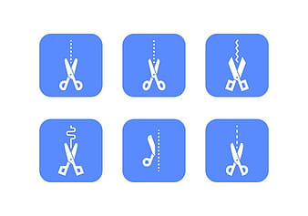 Scissors and Dotted Line Vectors svg eps