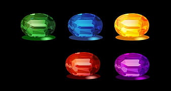 Emeralds And Other Precious Stones Vector Original ai