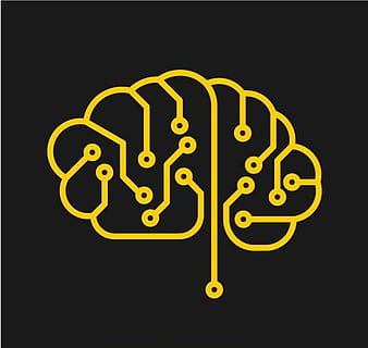 brain circuit board eps ai vector