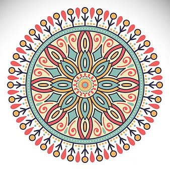 Mandala decorativo eps
